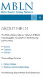 Mobile Screenshot of mbln.org
